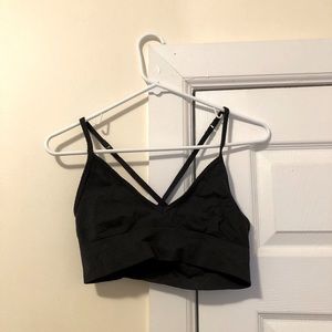 lululemon black Ebb to Street bra